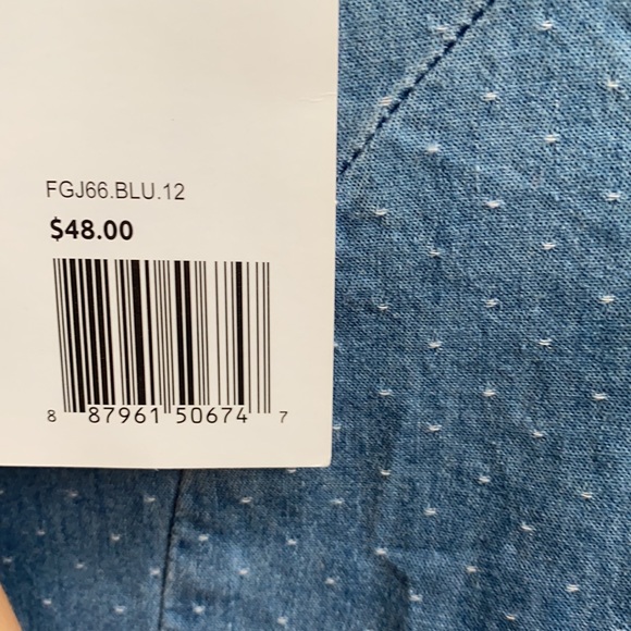 NWT American girl denim and white dress size 12. - Picture 4 of 4